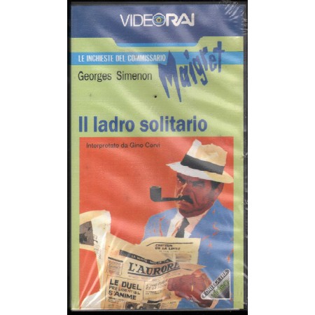 Il Commissario Maigret, Il Ladro Solitario VHS Mario Landi Univideo - VRN2155 Sigillato