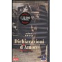 Dichiarazioni D'Amore VHS Pupi Avati Univideo - 801602401024 Sigillato