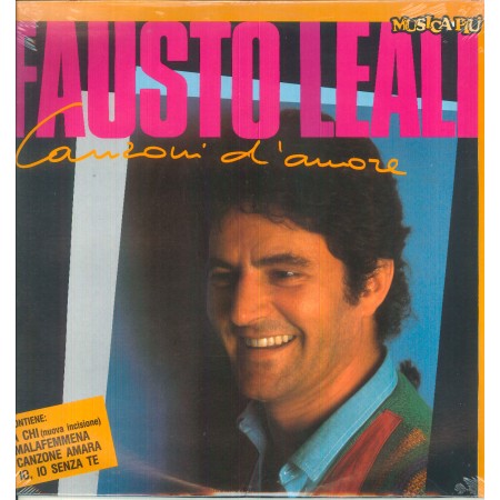 Fausto Leali Lp Vinile Canzoni D'Amore DDD EMB 21127 Musica Piu' Sigillato
