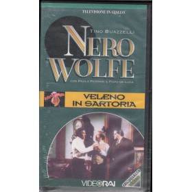Nero Wolfe: Veleno In Sartoria VHS Giuliana Berlinguer Univideo - VRN2144 Sigillato