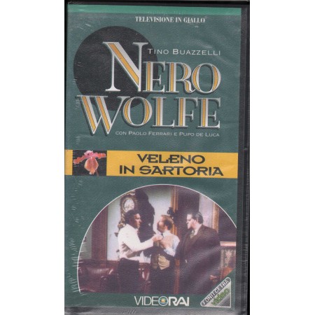 Nero Wolfe: Veleno In Sartoria VHS Giuliana Berlinguer Univideo - VRN2144 Sigillato