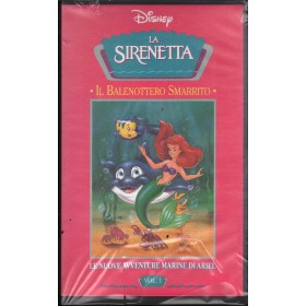 LA Sirenetta : Il Balenottero Smarrito Vol.1 VHS Walt Disney Univideo - VS4439 Sigillato