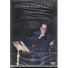 Jimmi Fontana DVD Cinquant'Anni - Un Mondo In Musica Azzurra Music  –  DVD1037 Sigillato
