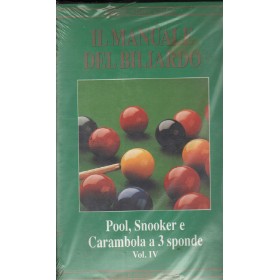 Il Manuale Del Biliardo Vol IV VHS Mario Canale Univideo - EHVVDST00131 Sigillato