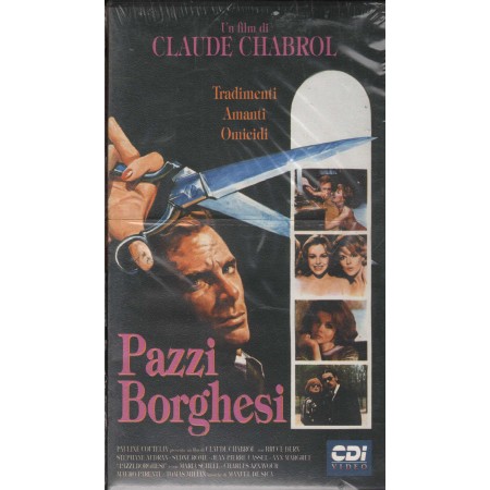 Pazzi Borghesi VHS Claude Chabrol Univideo - CM84642 Sigillato