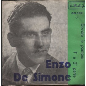 Enzo De Simone‎ Vinile 7" 45 giri Devote 'E Pompei EMAG – GM102 Nuovo