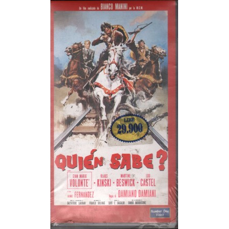 Quien Sabe VHS Damiano Damiani Univideo - CN54502 Sigillato