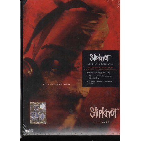 Slipknot DVD Sic Nesses: Live At Download Roadrunner Records – RR09189 Sigillato