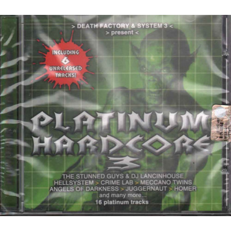 AA.VV. CD Platinum Hardcore 3 Nuovo Sigillato 8032484007642