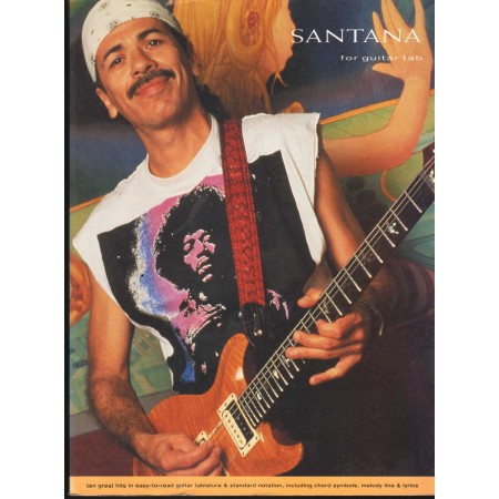 Santana For Guitar Tab Libro - Spartito Nuovo