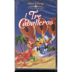I Tre Caballeros VHS Walt Disney Univideo - VS5144 Sigillato