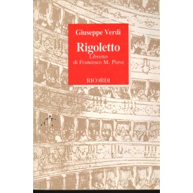 Giuseppe Verdi Rigoletto Opera In 3 Atti Libro Testi Francesco Maria Piave Nuovo
