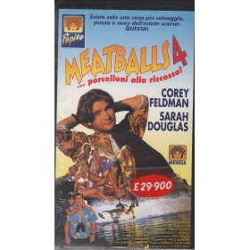 Meatballs 4: Porcelloni Alla Riscossa VHS Bob Logan Univideo - 1036202 Sigillato