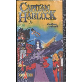 Capitan Harlock 8 VHS Matsumoto Univideo - 1472005 Sigillato