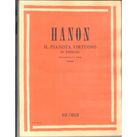 Hanon Il Pianista Virtuoso Libro Spartito Ricordi