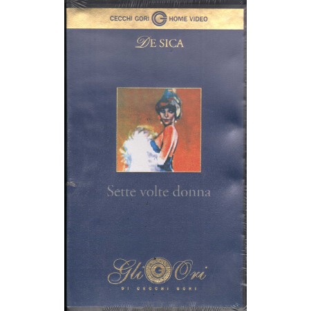 Sette Volte Donna VHS Vittorio De Sica Univideo – 7159 Sigillato