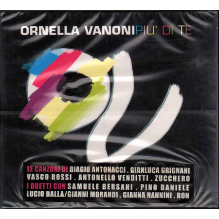 Ornella Vanoni  CD Piu' Di Te Digipack Nuovo Sigillato 0886976140724