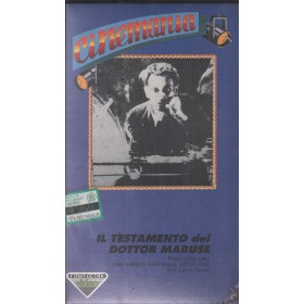 Il Testamento Del Dottor Mabuse VHS Fritz Lang Univideo - FCV1131 Sigillato