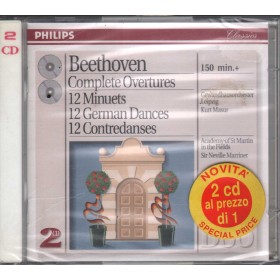 Beethoven CD Complete Overtures, 12 Minuets, 12 German Dances / 12 Contredanses Sigillato