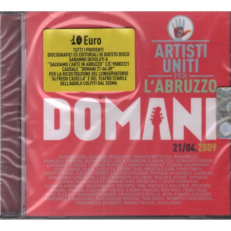 Artisti Uniti Per L'Abruzzo CD Domani 21/04.2009 Sugar Music – 30001884 Sigillato