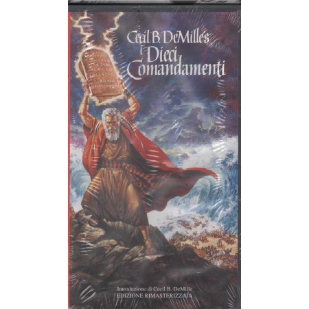I Dieci Comandamenti VHS Cecil B. De Mille Univideo - 70034 Sigillato