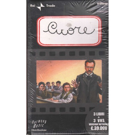 Cuore Cofanetto Vhs -Libri VHS Luigi Comencini Univideo - CHV008 Sigillato