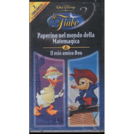 Paperino Nel Mondo Della Matemagica / Il Mio Amico Ben VHS Univideo - VS4944 Sigillato