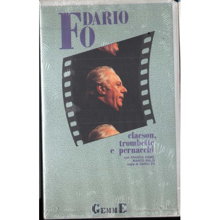 Dario Fo: Clacson Trombette E Pernacchi VHS Univideo - G961Sigillato