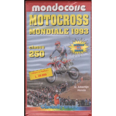 Motocross Mondiale 1993 Classe 250 VHS Univideo CHV8172 Sigillato