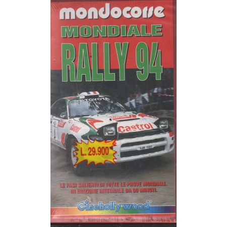 Mondiale Rally 94 VHS Univideo CHV8190 Sigillato