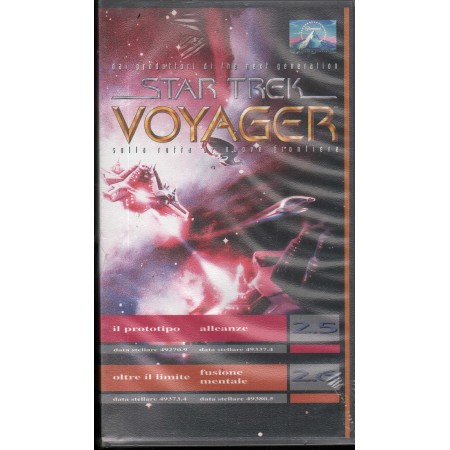 Star Trek. Voyager 2.5 - 2.6 VHS Jonathan Frakes Univideo - PVS70800 Sigillato