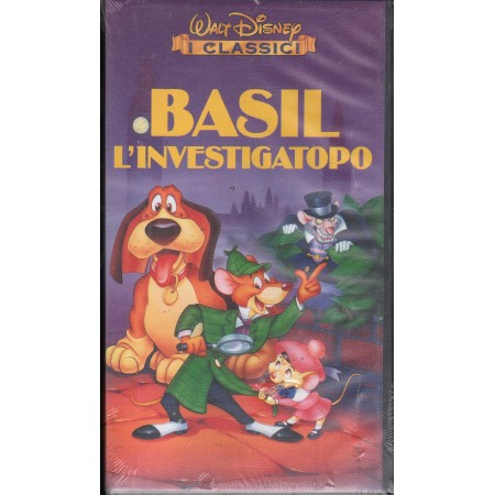 Basil L'Investigatopo VHS Ron Clements Univideo - VS4404 Sigillato