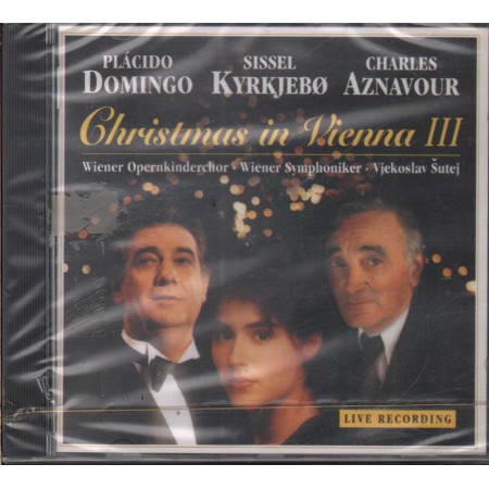 Placido Domingo CD Christmas In Vienna III Sony Classical – SK66846 Sigillato