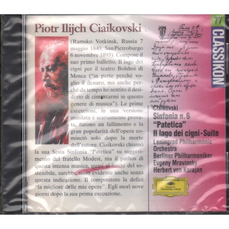 Tchaikovsky CD Symphonie Nr. 6, Pathétique, Schwanensee-Suite – 4394562 Sigillato