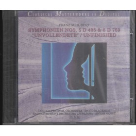 Schubert, Symphony Orch CD Symphonien Nos.5, Unvollendete, Unfinished Sigillato