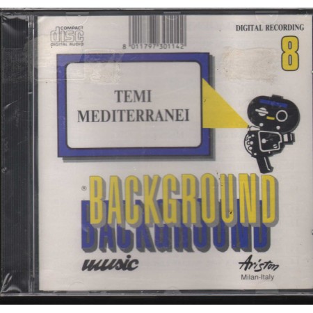 Backgraund Music, Temi Mediterranei 8 CD Ariston – BRMCD08 Sigillato