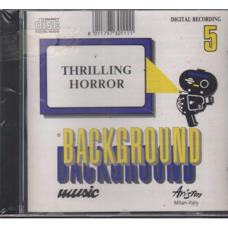 Backgraund Music, Thrilling Horror 5 CD Ariston – BRMCD05 Sigillato