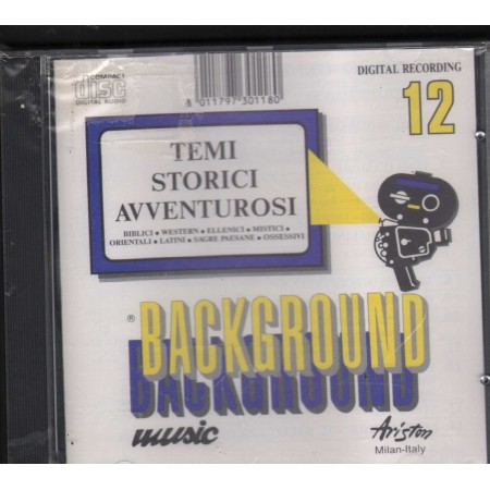 Backgraund Music, Temi Storici Avventurosi 12 CD Ariston – BRMCD12 Sigillato
