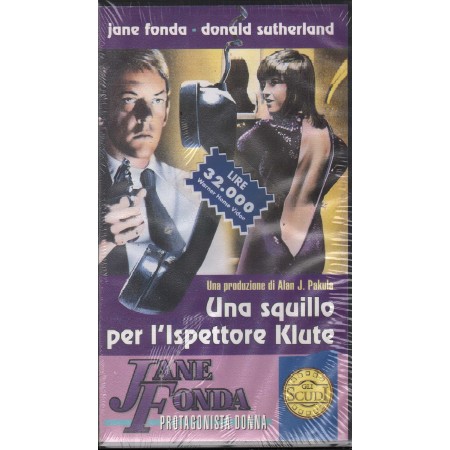 Una Squillo Per L'Ispettore Klute VHS Alan J. Pakula Univideo - PIV61027 Sigillato