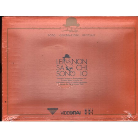 Lei Non Sa Chi Sono Io VHS - Libro Toto' Univideo - 00560714 Sigillato