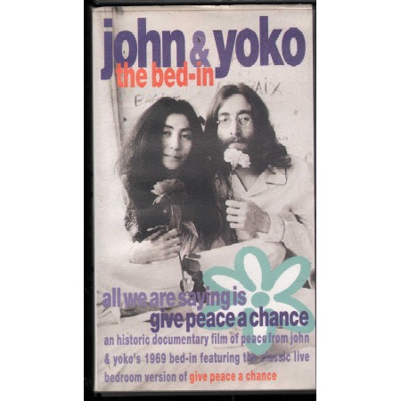 John Lennon E Yoko Ono VHS The Bed-In Picture Music  – MVN9912613 Nuova