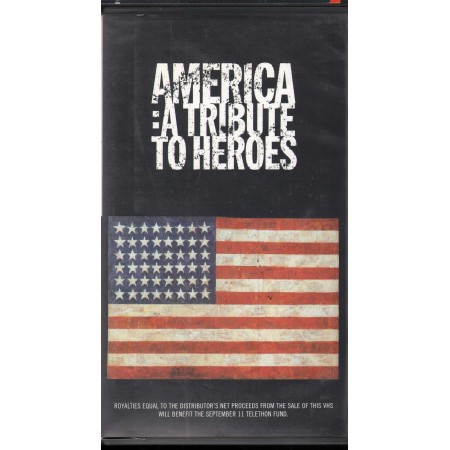 Various VHS America: A Tribute To Heroes Warner Reprise Video – 385623 Nuova
