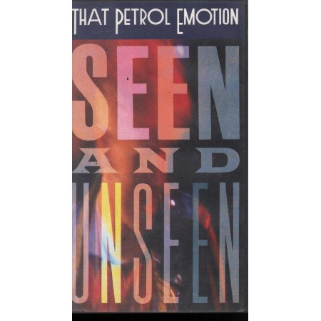 That Petrol Emotion VHS Seen And Unseen Virgin Vision – VVD463 Nuova