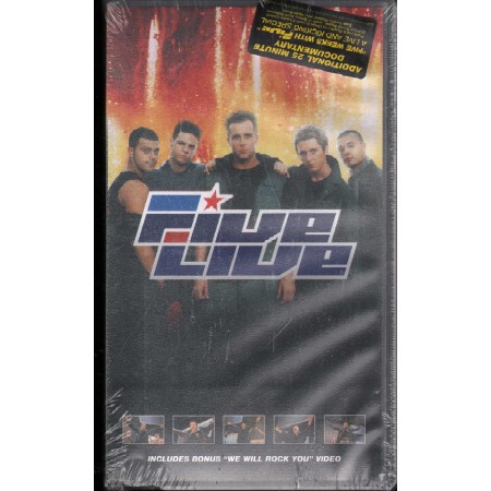 Five VHS Five Live BMG – 74321700153 Sigillato