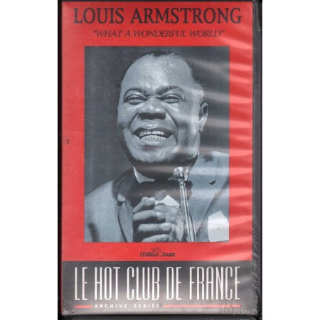 Louis Armstrong VHS What a Wonderful World BMG – 74321153153 Sigillato