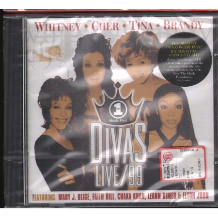 Various CD VH1 Divas Live 99 Arista – 07822146042 Sigillato