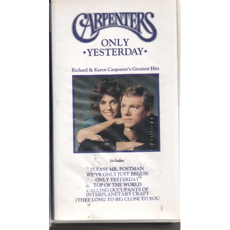 Carpenters VHS Only Yesterday AEM Records – AMV847 Nuovo