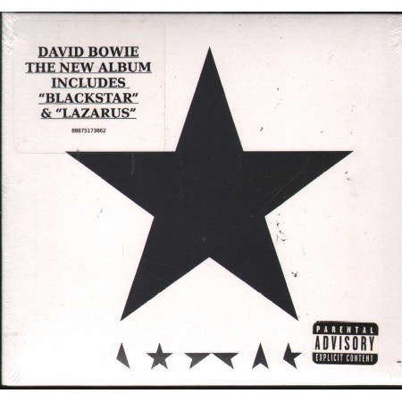 David Bowie CD Blackstar Sony Music – 88875173862 Sigillato