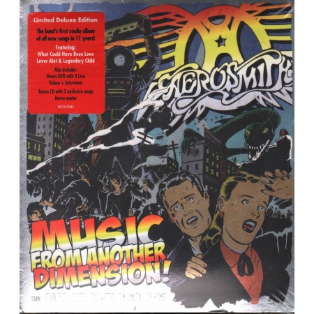 Aerosmith CD DVD Music From Another Dimension Columbia – 88725479082 Sigillato