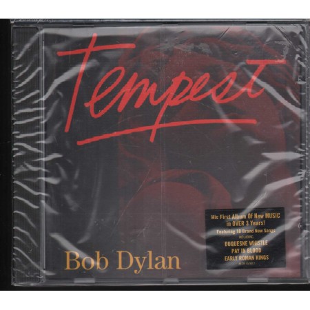 Bob Dylan CD Tempest Columbia – 88725457602 Sigillato